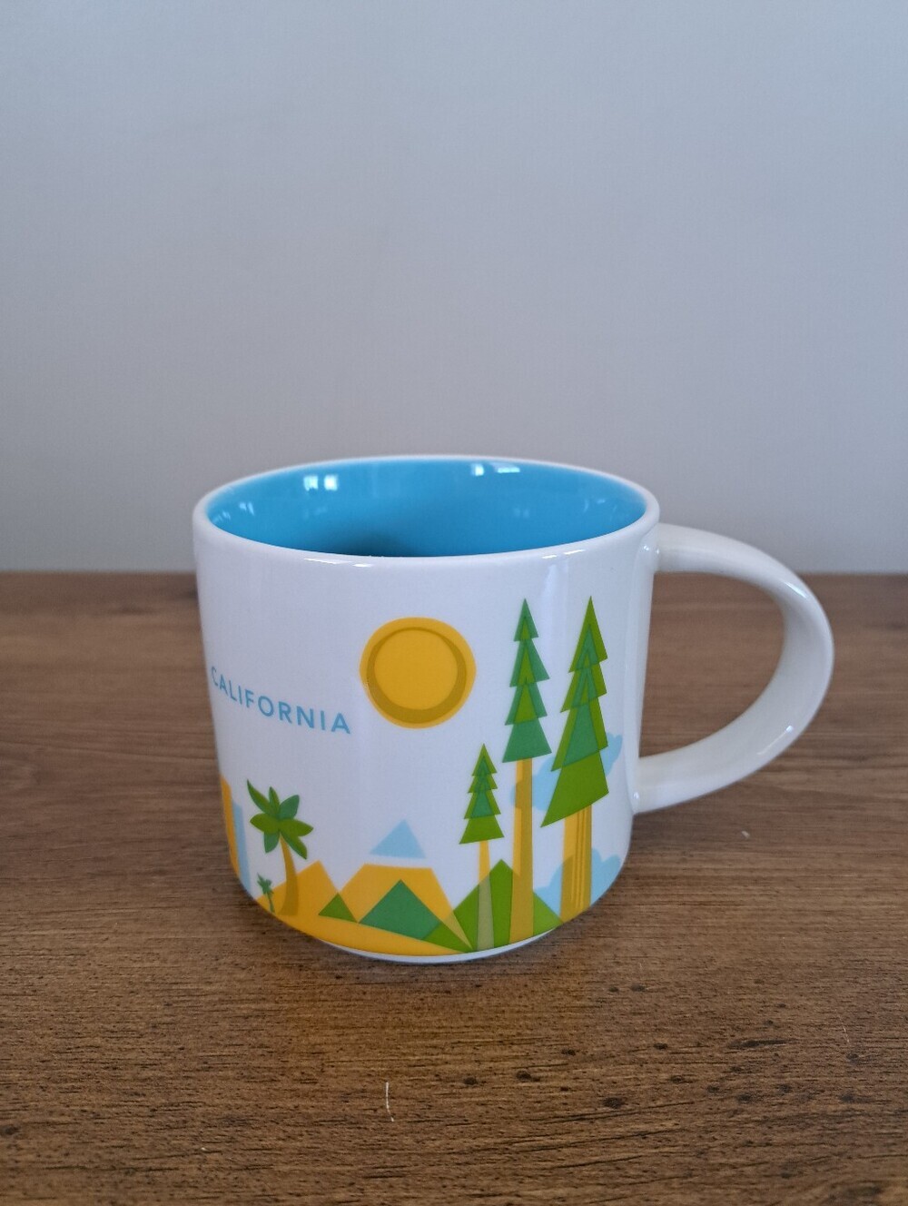 Starbucks You Are Here Collection California Mug Ceramic Collectible 2015 YAH